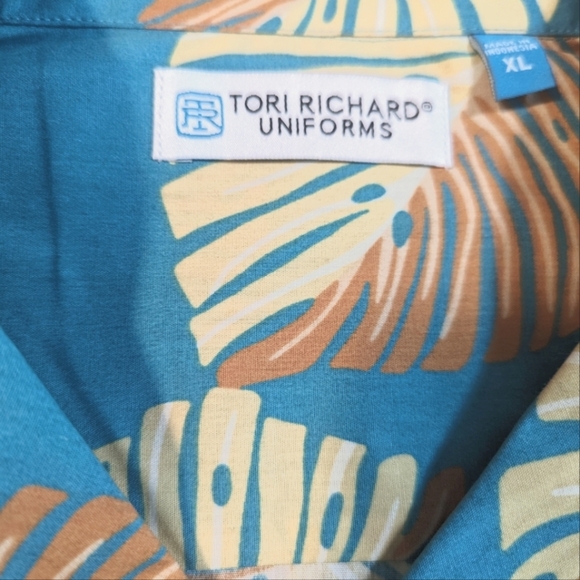 Tori Richard Hawaiian Button Down Short Sleeve Cotton Shirt...Size XL - Picture 6 of 8